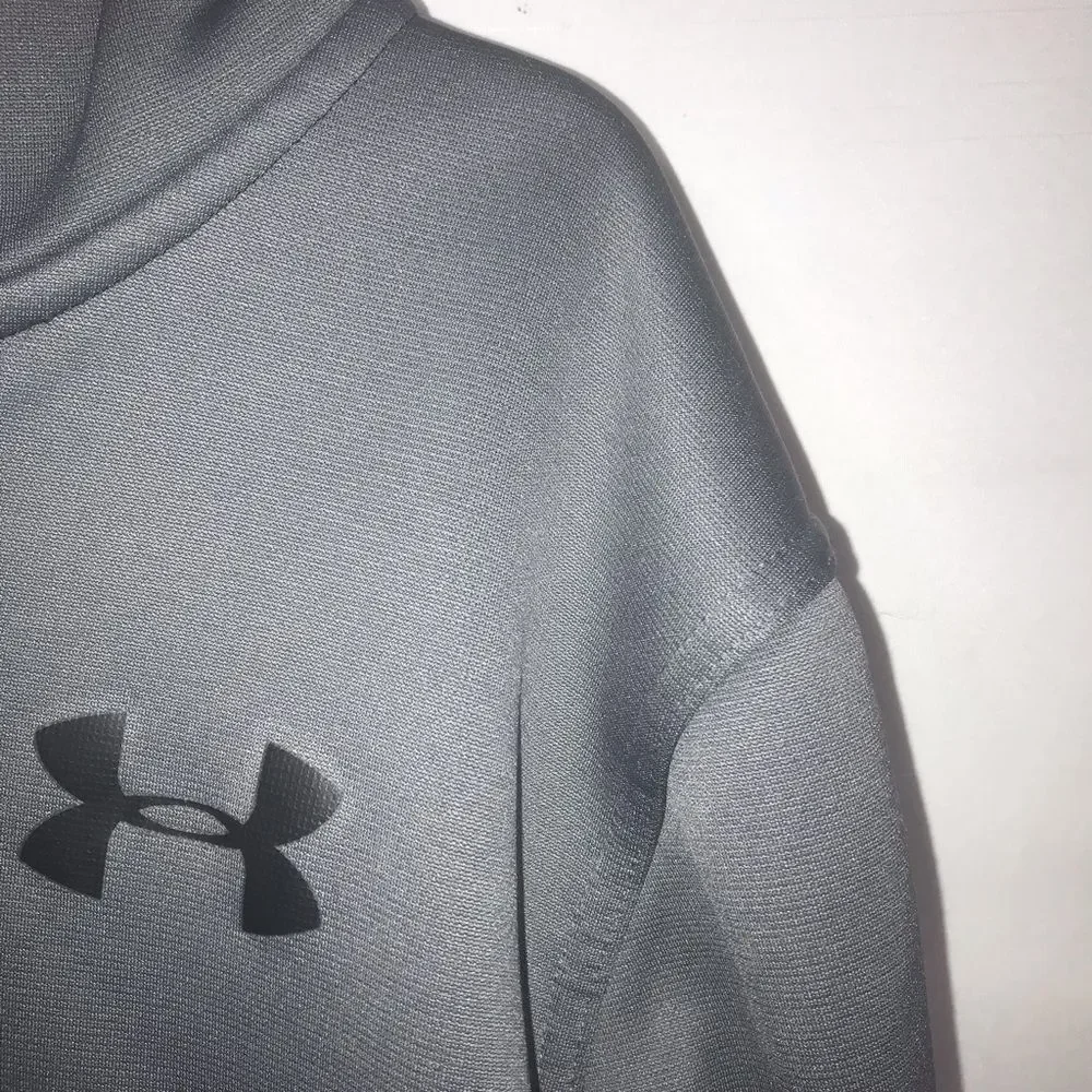 Under Armour Grey & Black Full Zip Hooded Jacket